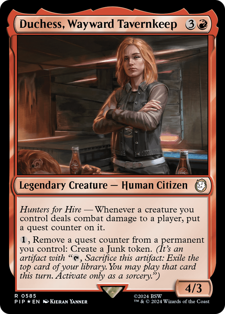 Duchess, Wayward Tavernkeep (Surge Foil) [Fallout] | Fandemonia Ltd