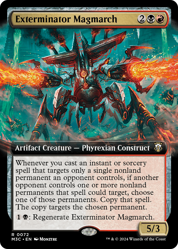 Exterminator Magmarch (Extended Art) [Modern Horizons 3 Commander] | Fandemonia Ltd