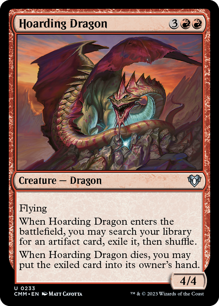 Hoarding Dragon [Commander Masters] | Fandemonia Ltd