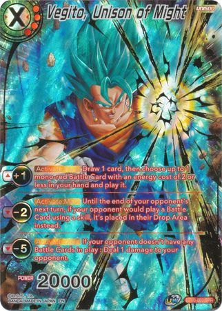 Vegito, Unison of Might (SPR) (BT10-003) [Rise of the Unison Warrior 2nd Edition] | Fandemonia Ltd