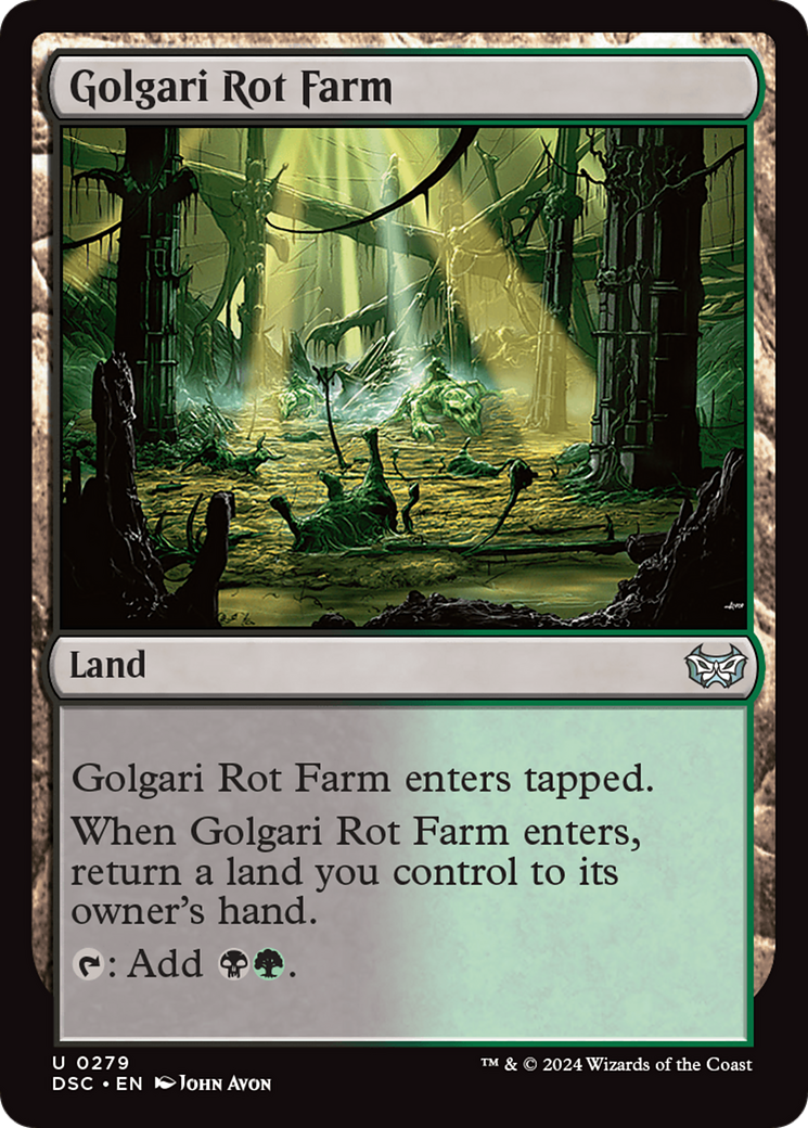 Golgari Rot Farm [Duskmourn: House of Horror Commander] | Fandemonia Ltd