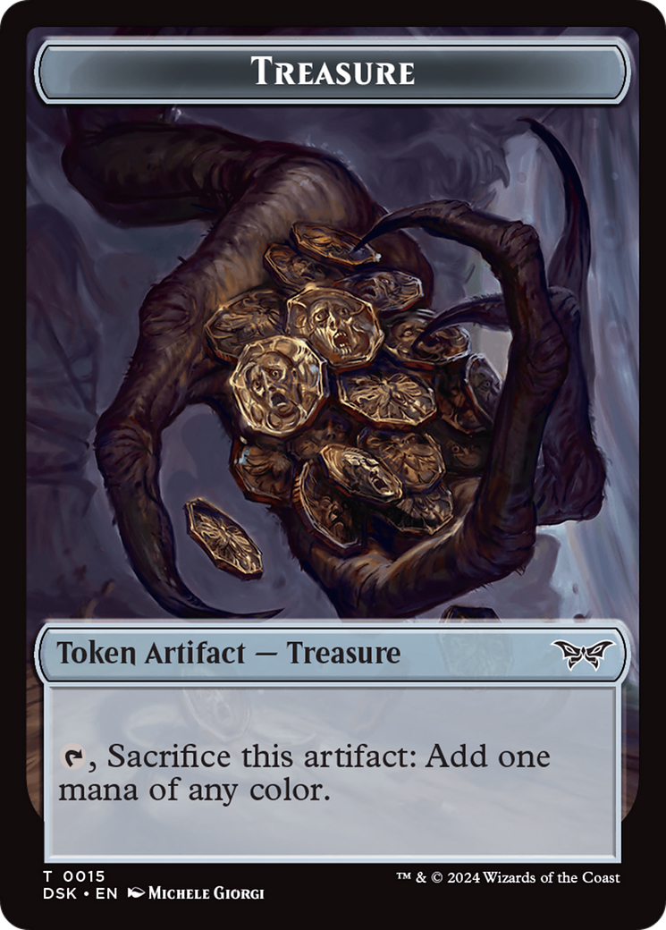 Treasure Token [Duskmourn: House of Horror Tokens] | Fandemonia Ltd