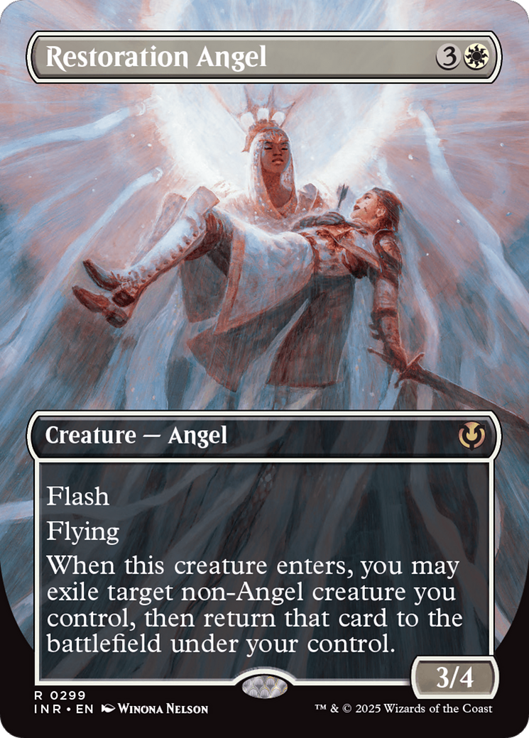 Restoration Angel (Borderless) [Innistrad Remastered] | Fandemonia Ltd