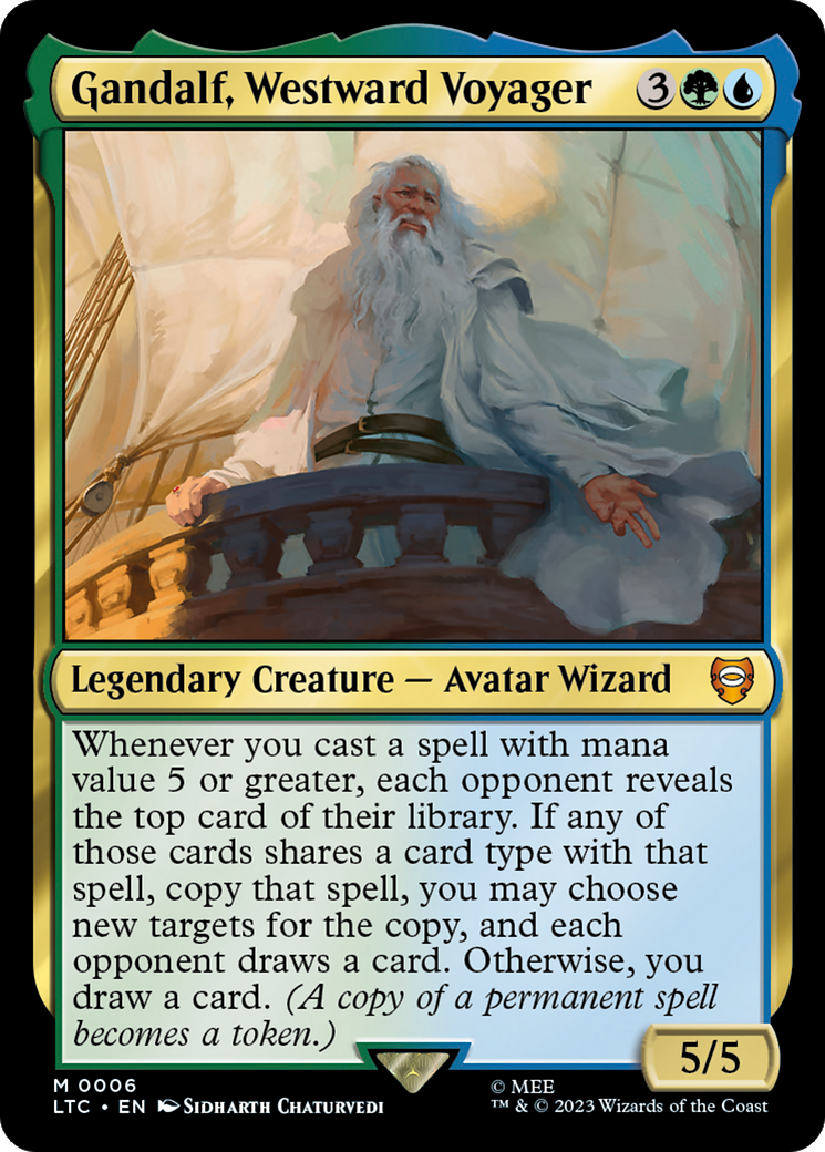 Gandalf, Westward Voyager [The Lord of the Rings: Tales of Middle-Earth Commander] | Fandemonia Ltd