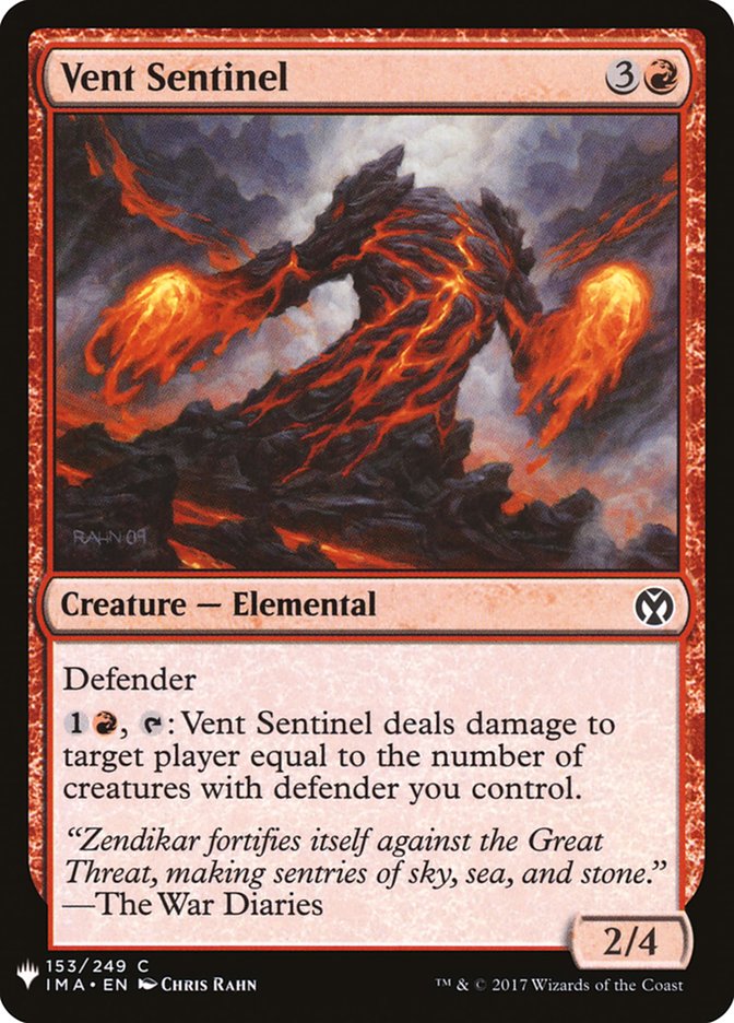 Vent Sentinel [Mystery Booster] | Fandemonia Ltd