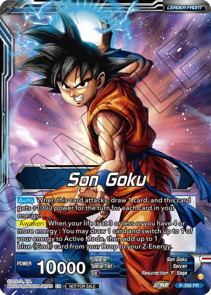 Son Goku // Super Saiyan Blue Son Goku Returns (P-399) [Promotion Cards] | Fandemonia Ltd