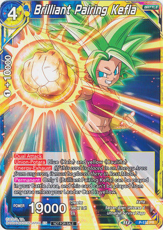 Brilliant Pairing Kefla (Shop Tournament: Assault of Saiyans) (P-132) [Promotion Cards] | Fandemonia Ltd