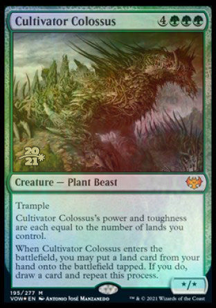 Cultivator Colossus [Innistrad: Crimson Vow Prerelease Promos] | Fandemonia Ltd