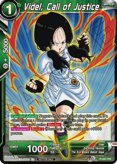 Videl, Call of Justice (P-347) [Tournament Promotion Cards] | Fandemonia Ltd