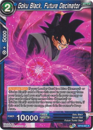 Goku Black, Future Decimator (BT10-051) [Rise of the Unison Warrior 2nd Edition] | Fandemonia Ltd