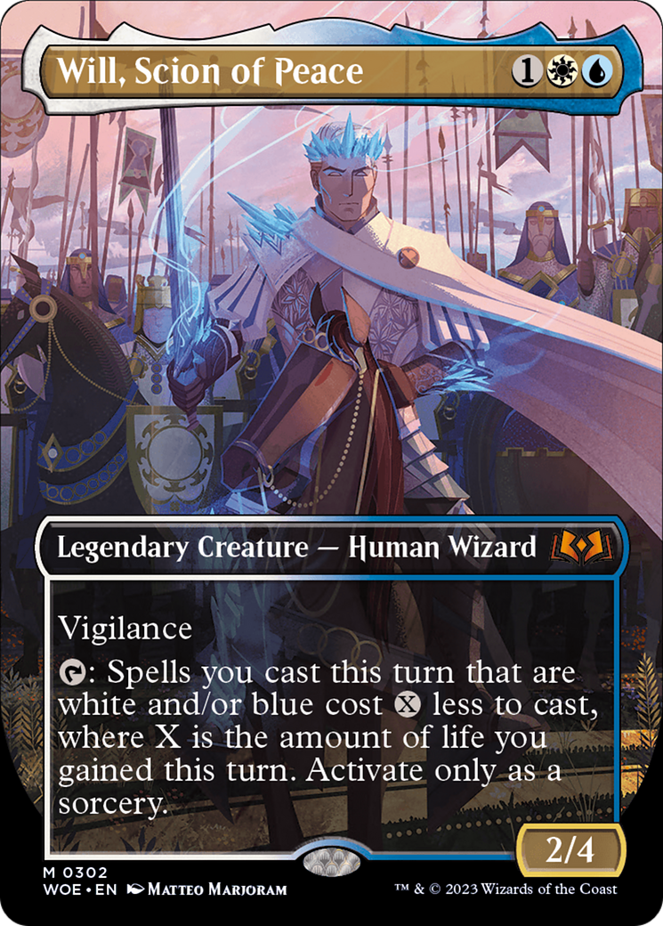 Will, Scion of Peace (Borderless Alternate Art) [Wilds of Eldraine] | Fandemonia Ltd