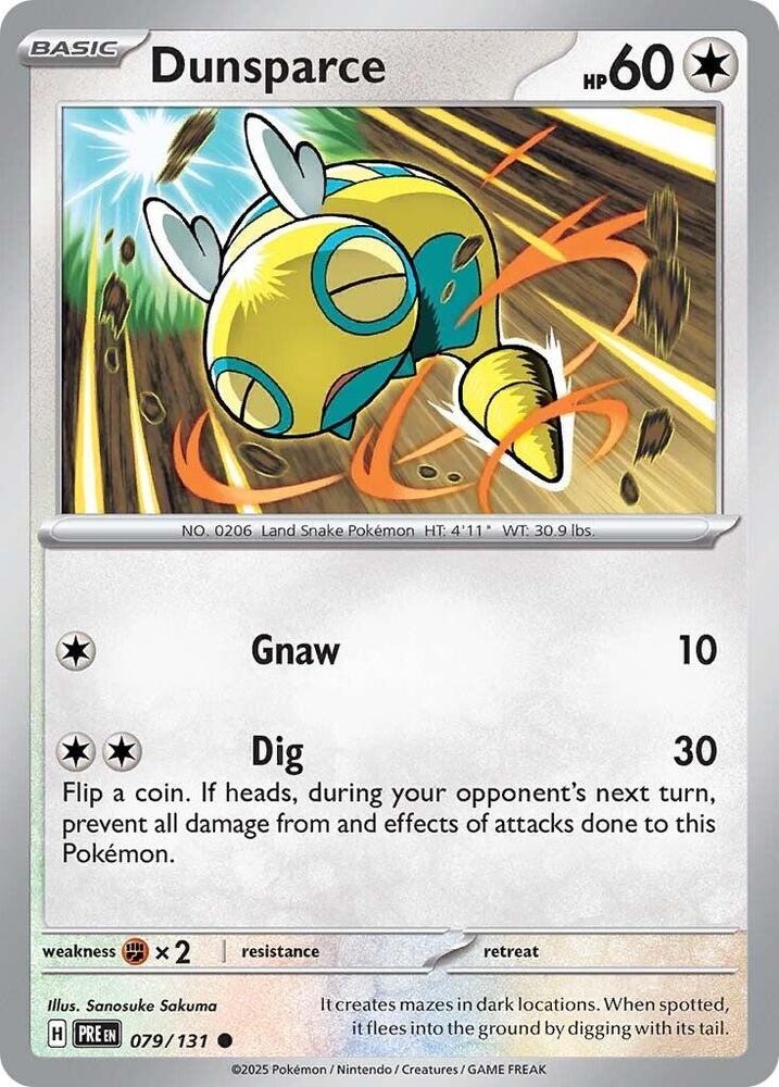 Dunsparce (079/131) [Scarlet & Violet: Prismatic Evolutions] | Fandemonia Ltd