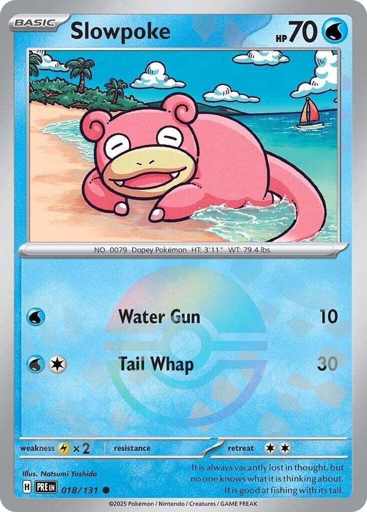 Slowpoke (018/131) (Poke Ball Pattern) [Scarlet & Violet: Prismatic Evolutions] | Fandemonia Ltd