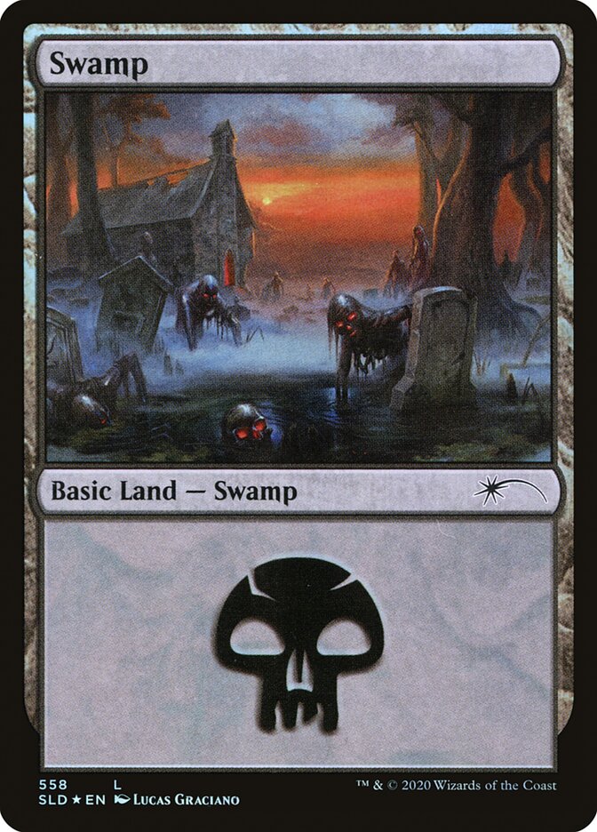 Swamp (Reanimated) (558) [Secret Lair Drop Promos] | Fandemonia Ltd