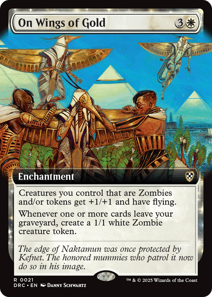 On Wings of Gold (Extended Art) [Aetherdrift Commander] | Fandemonia Ltd