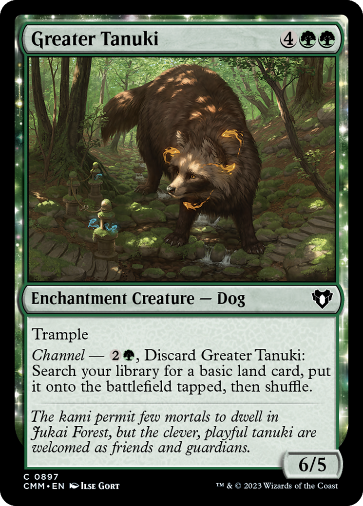 Greater Tanuki [Commander Masters] | Fandemonia Ltd