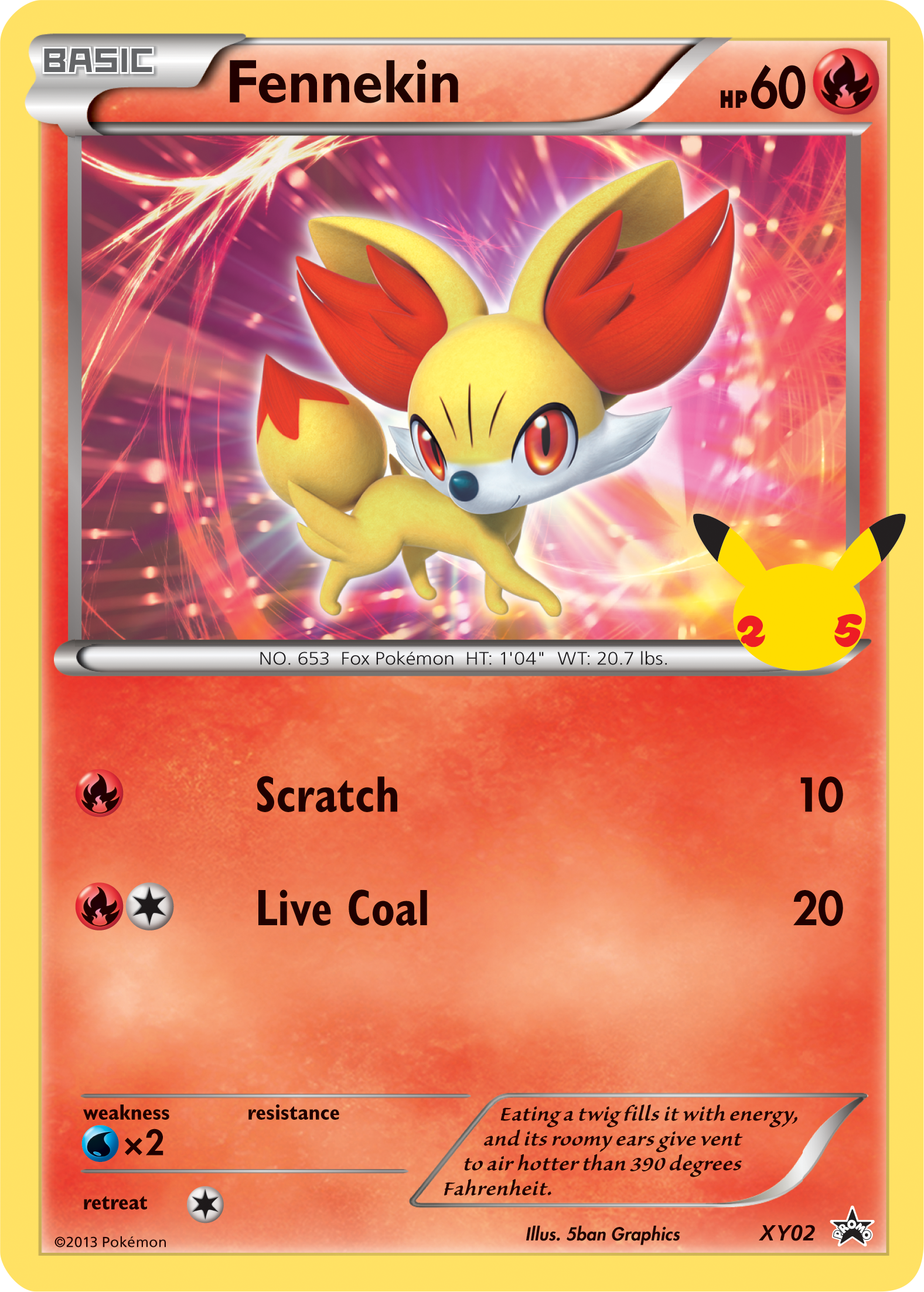 Fennekin (XY02) (Jumbo Card) [First Partner Pack] | Fandemonia Ltd