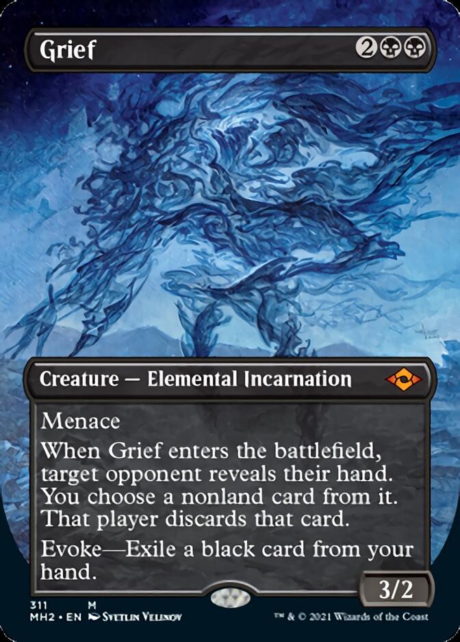 Grief (Borderless Alternate Art) [Modern Horizons 2] | Fandemonia Ltd