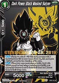 Dark Power Black Masked Saiyan (OTAKON 2019) (BT5-112_PR) [Promotion Cards] | Fandemonia Ltd