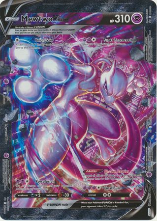 Mewtwo V-Union (Jumbo Card) [Sword & Shield: Black Star Promos] | Fandemonia Ltd