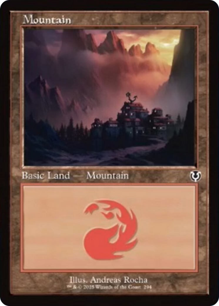 Mountain (294) (Retro Frame) [Innistrad Remastered] | Fandemonia Ltd