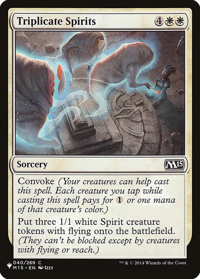 Triplicate Spirits [The List] | Fandemonia Ltd