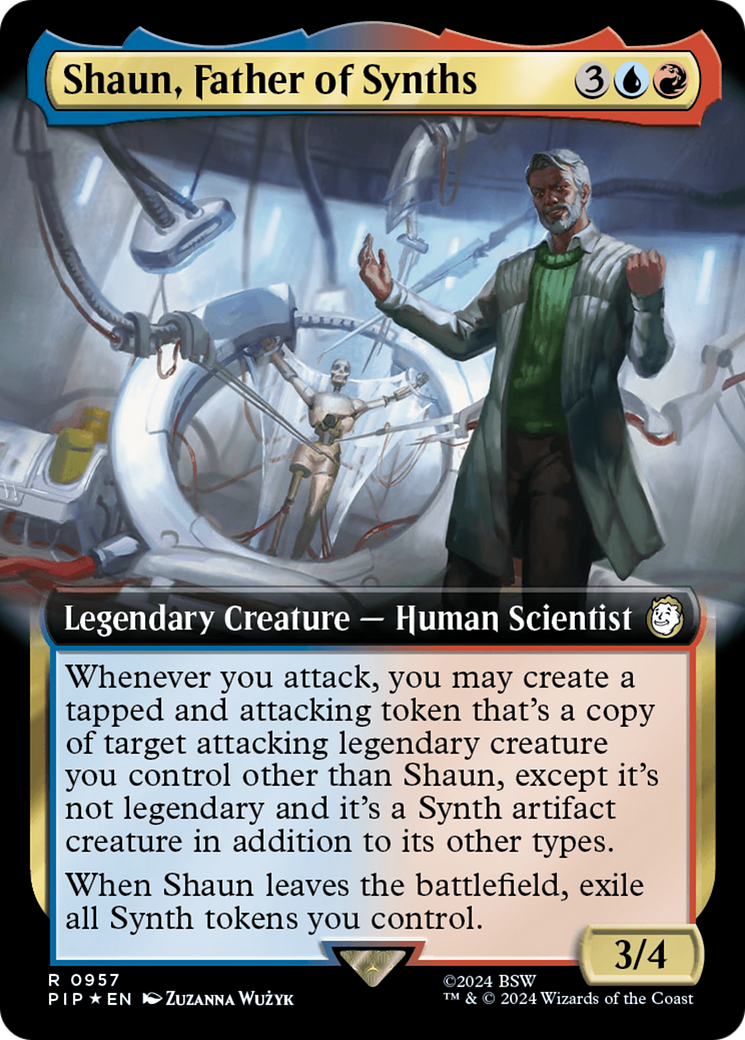 Shaun, Father of Synths (Extended Art) (Surge Foil) [Fallout] | Fandemonia Ltd