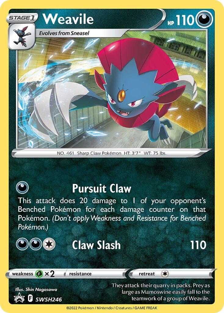 Weavile (SWSH246) [Sword & Shield: Black Star Promos] | Fandemonia Ltd