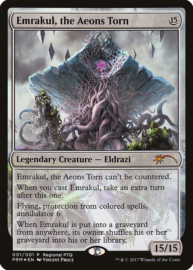 Emrakul, the Aeons Torn (Regional PTQ) [Pro Tour Promos] | Fandemonia Ltd