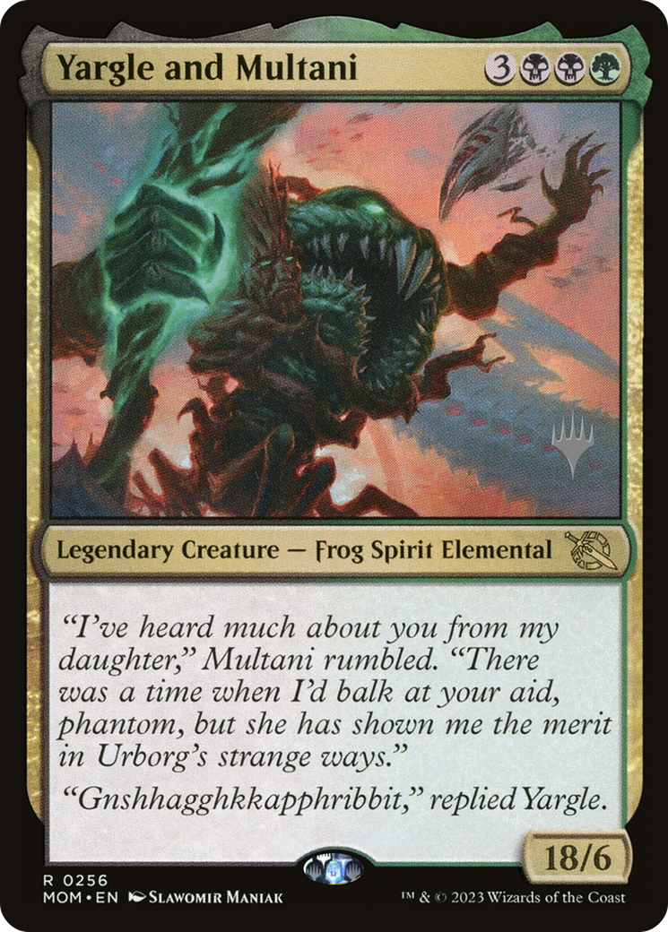 Yargle and Multani (Promo Pack) [March of the Machine Promos] | Fandemonia Ltd