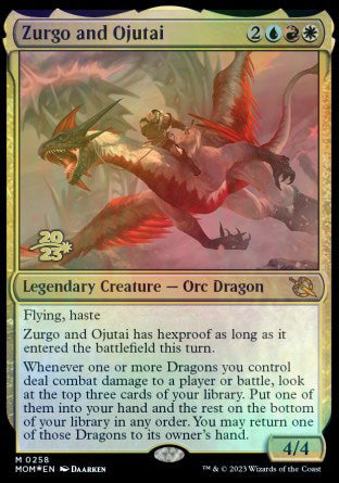 Zurgo and Ojutai [March of the Machine Prerelease Promos] | Fandemonia Ltd