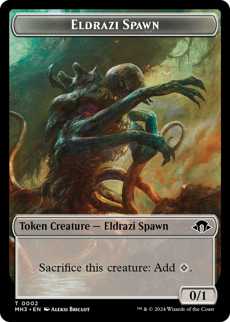 Eldrazi Spawn // Food Double-Sided Token [Modern Horizons 3 Tokens] | Fandemonia Ltd