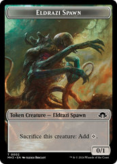 Eldrazi Spawn // Zombie Double-Sided Token [Modern Horizons 3 Tokens] | Fandemonia Ltd