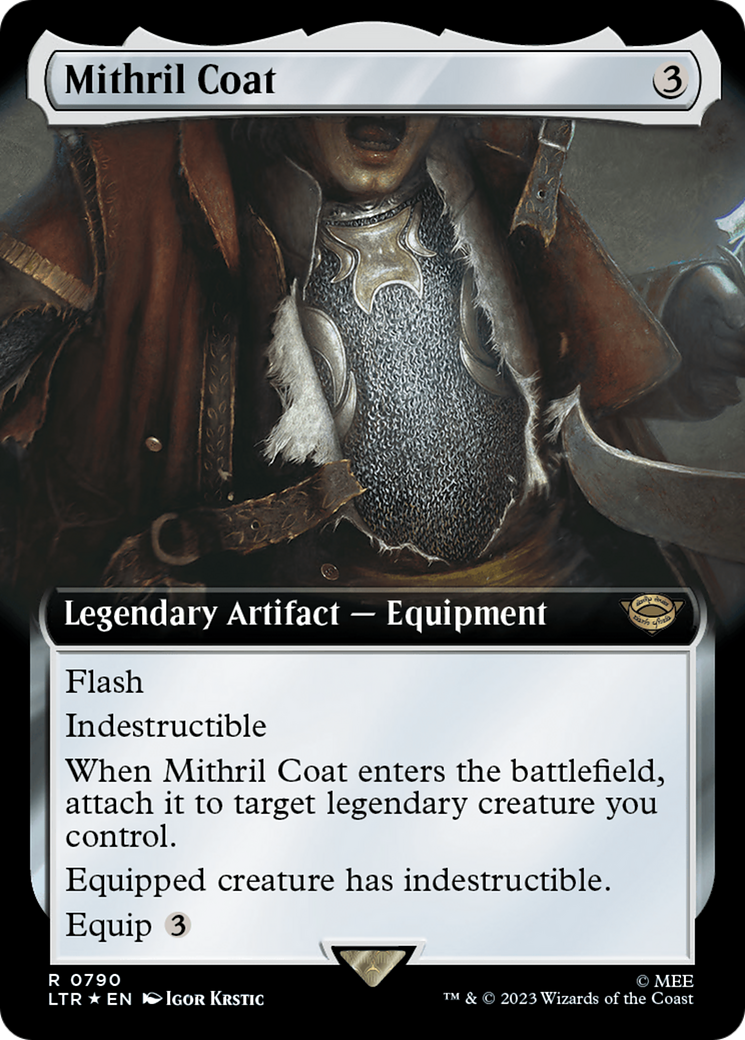 Mithril Coat (Extended Art) (Surge Foil) [The Lord of the Rings: Tales of Middle-Earth] | Fandemonia Ltd