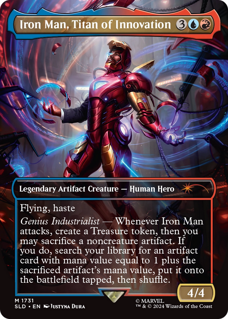 Iron Man, Titan of Innovation (Rainbow Foil) [Secret Lair Drop Series] | Fandemonia Ltd