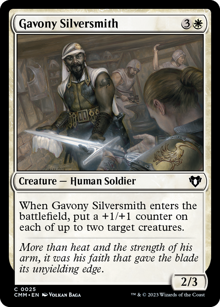 Gavony Silversmith [Commander Masters] | Fandemonia Ltd