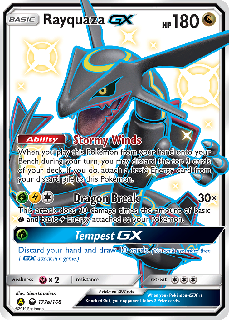 Rayquaza GX (177a/168) [Alternate Art Promos] | Fandemonia Ltd