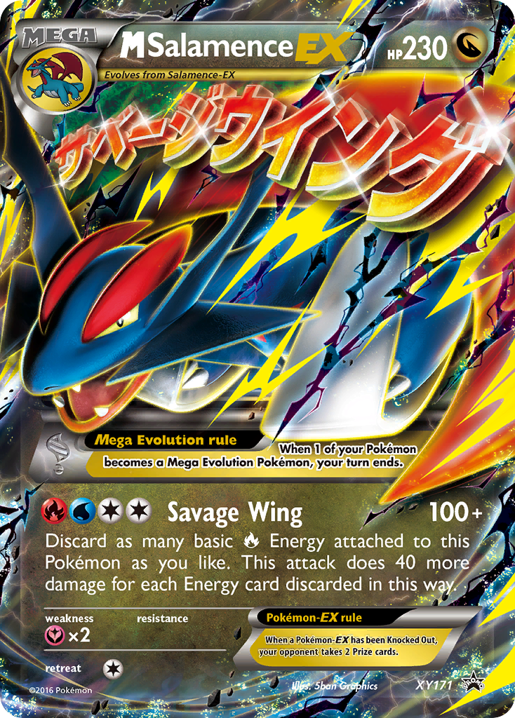 M Salamence EX (XY171) [XY: Black Star Promos] | Fandemonia Ltd