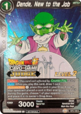 Dende, New to the Job (Level 2) (BT5-109) [Judge Promotion Cards] | Fandemonia Ltd