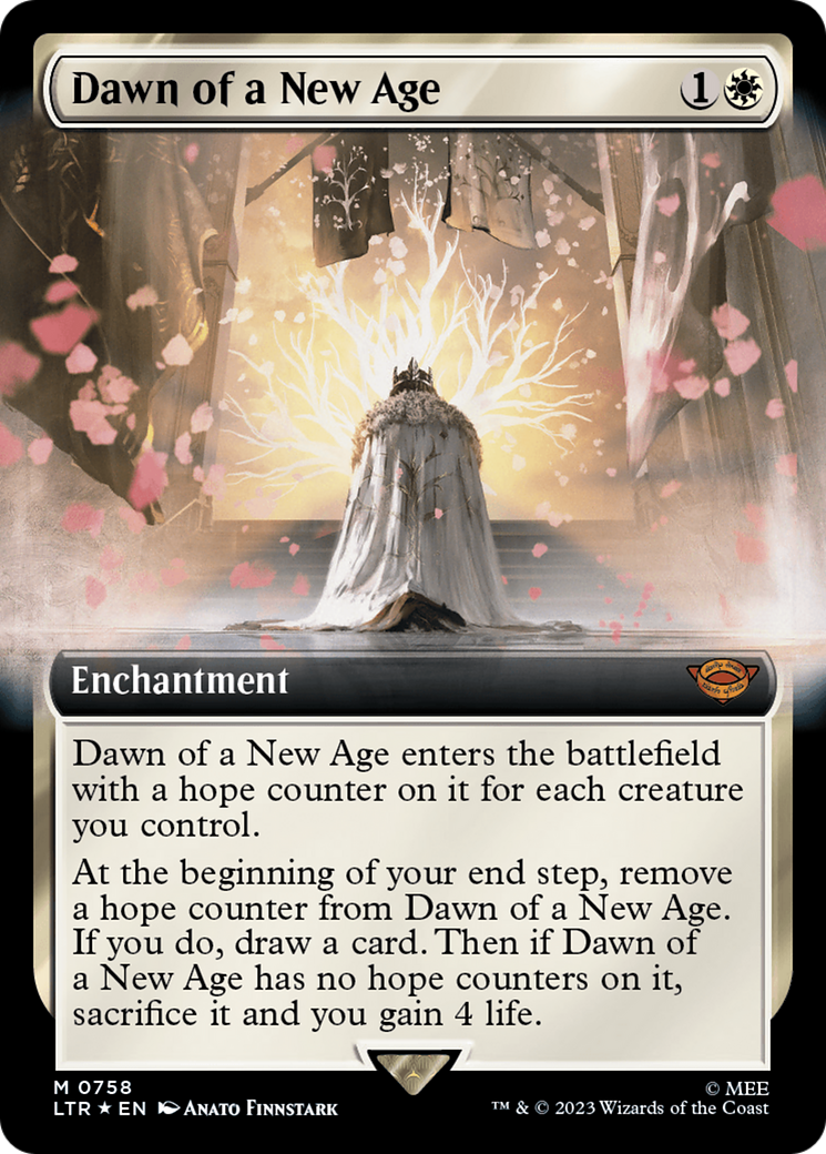 Dawn of a New Age (Extended Art) (Surge Foil) [The Lord of the Rings: Tales of Middle-Earth] | Fandemonia Ltd