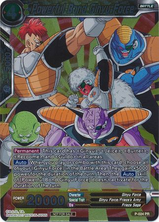 Powerful Bond Ginyu Force (P-024) [Promotion Cards] | Fandemonia Ltd