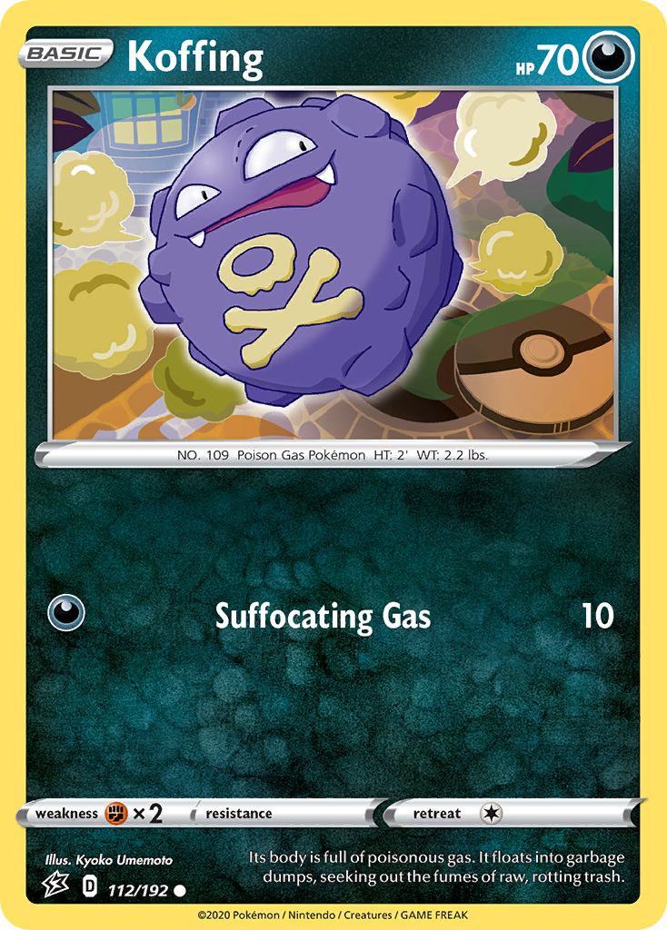 Koffing (112/192) [Sword & Shield: Rebel Clash] | Fandemonia Ltd