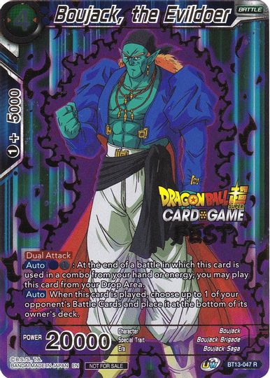 Boujack, the Evildoer (Card Game Fest 2022) (BT13-047) [Tournament Promotion Cards] | Fandemonia Ltd