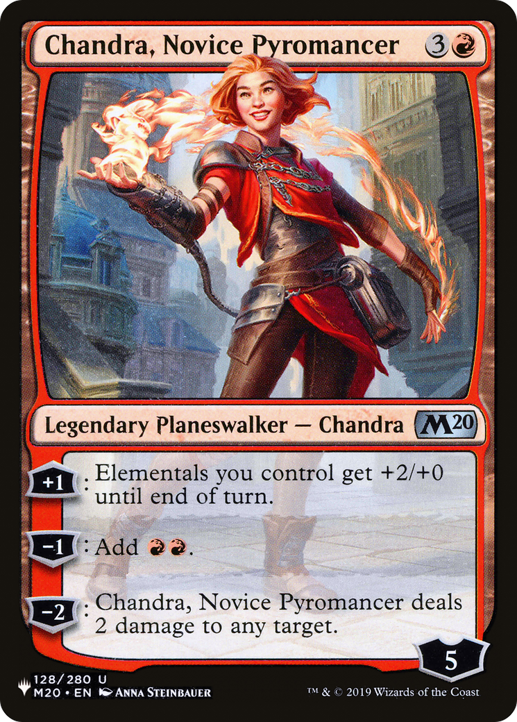 Chandra, Novice Pyromancer [The List Reprints] | Fandemonia Ltd