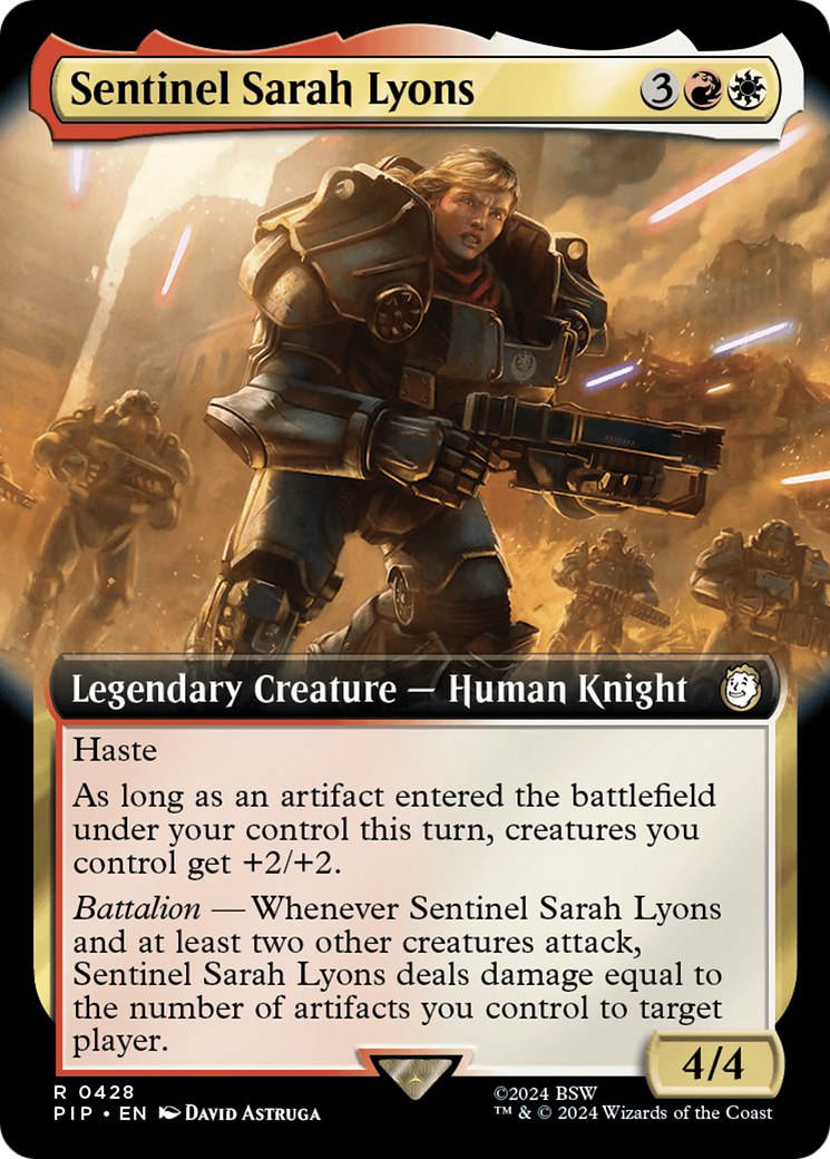 Sentinel Sarah Lyons (Extended Art) [Fallout] | Fandemonia Ltd