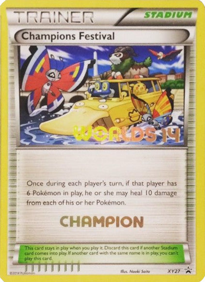 Champions Festival (XY27) (2014 Champion) [XY: Black Star Promos] | Fandemonia Ltd