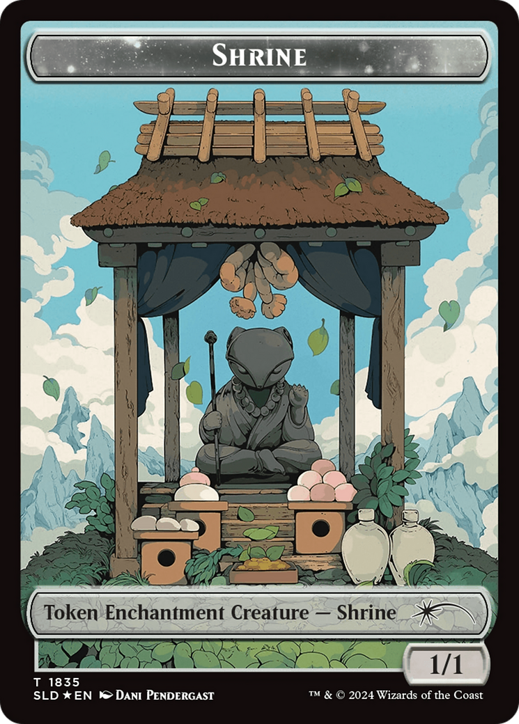 Shrine Token (Rainbow Foil) [Secret Lair: From Cute to Brute Tokens] | Fandemonia Ltd