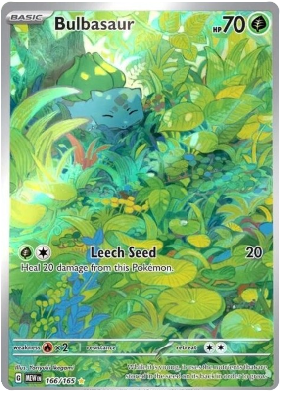 Bulbasaur (166/165) [Scarlet & Violet 151] | Fandemonia Ltd