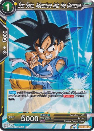 Son Goku, Adventure into the Unknown (BT10-099) [Rise of the Unison Warrior 2nd Edition] | Fandemonia Ltd