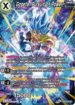 Gogeta, Pursuit of Power (SD12-02) [Rise of the Unison Warrior 2nd Edition] | Fandemonia Ltd